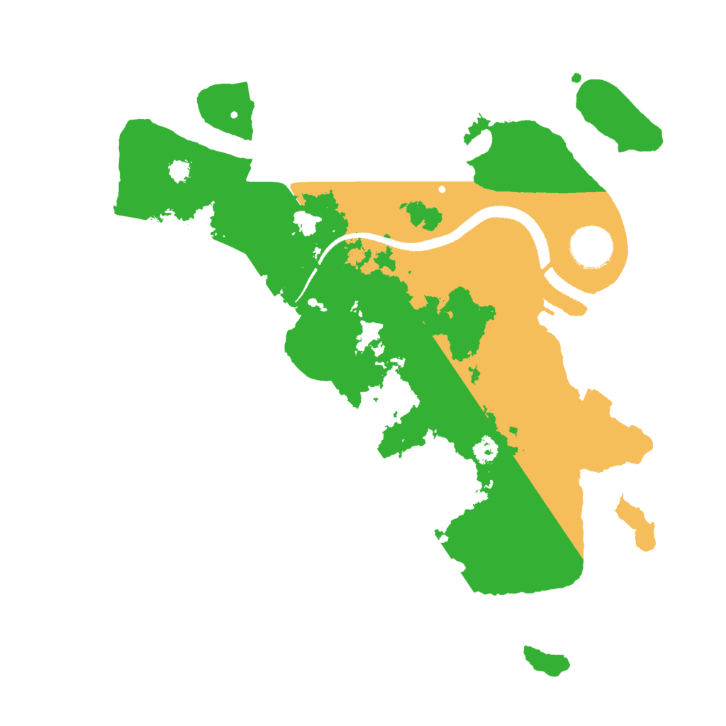 Biome Rust Map: Procedural Map, Size: 3000, Seed: 78321