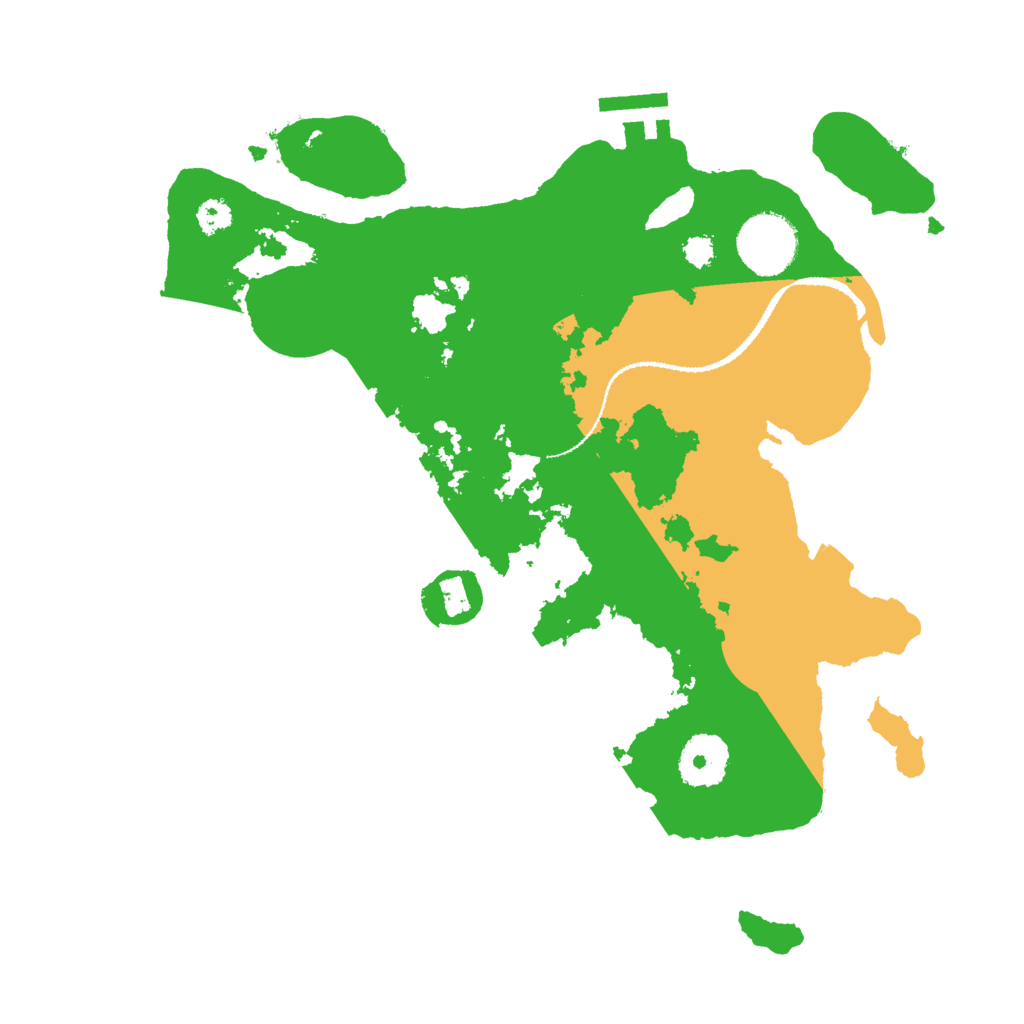 Biome Rust Map: Procedural Map, Size: 3000, Seed: 78321