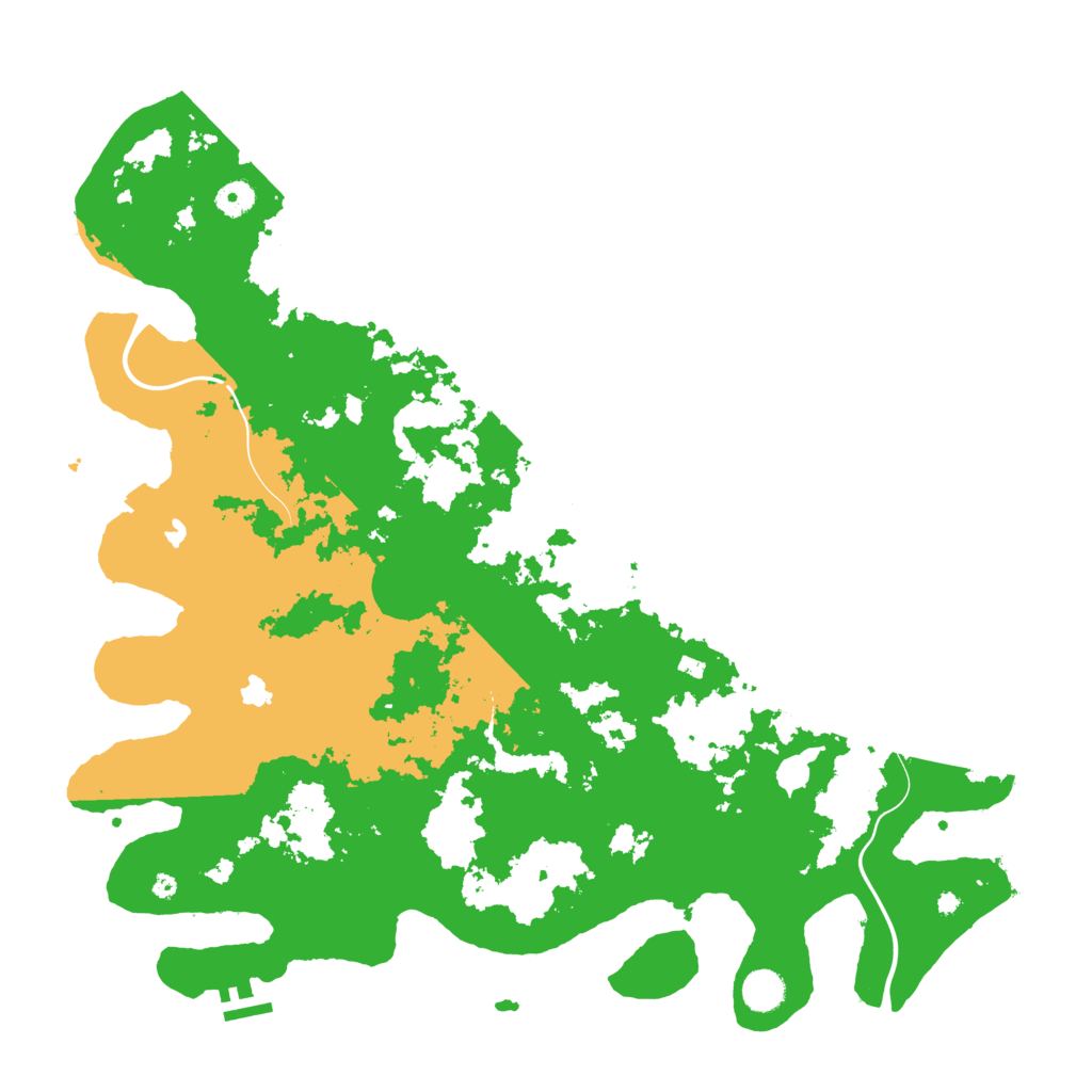 Biome Rust Map: Procedural Map, Size: 4500, Seed: 1358689221