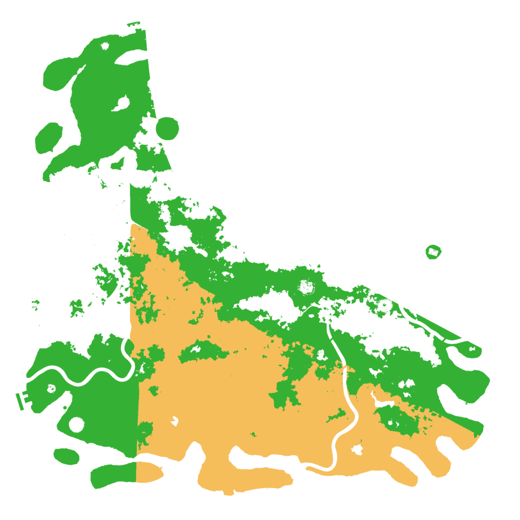 Biome Rust Map: Procedural Map, Size: 6000, Seed: 33235144
