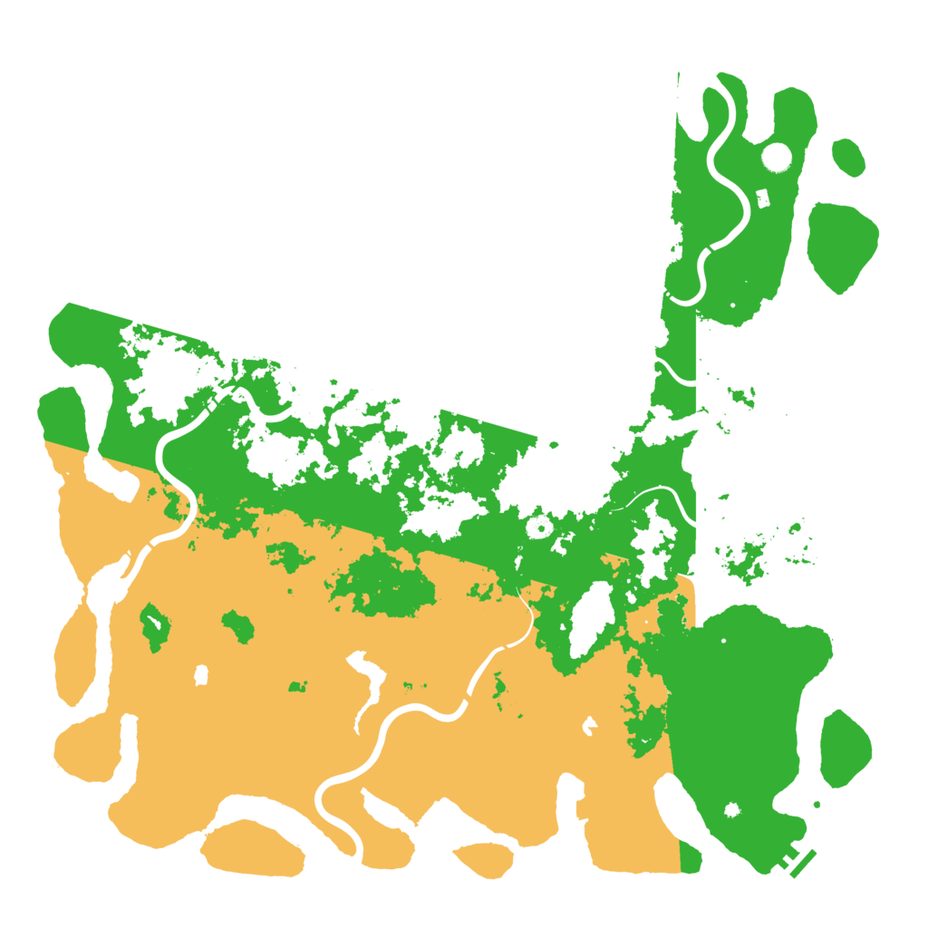 Biome Rust Map: Procedural Map, Size: 5500, Seed: 94554