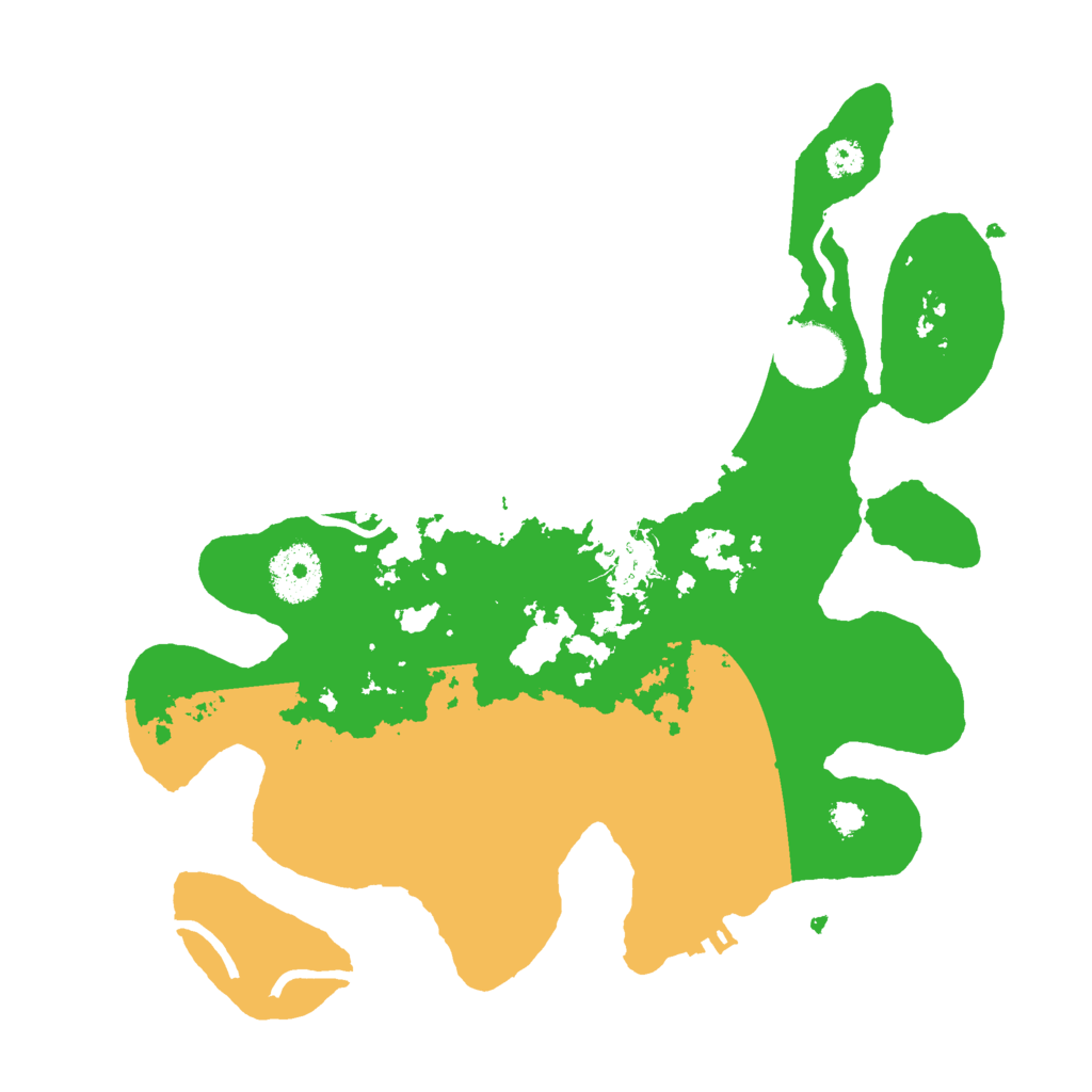 Biome Rust Map: Procedural Map, Size: 3000, Seed: 13940