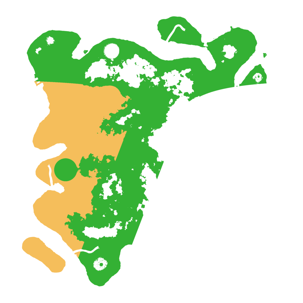 Biome Rust Map: Procedural Map, Size: 3500, Seed: 2091756676