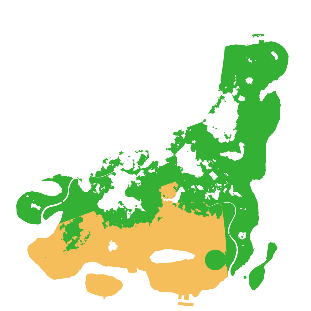Biome Rust Map: Procedural Map, Size: 4000, Seed: 180712