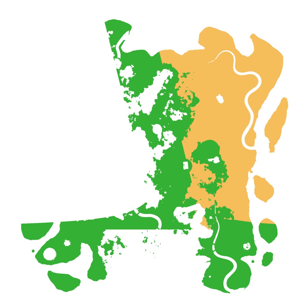 Biome Rust Map: Procedural Map, Size: 4280, Seed: 2039708621