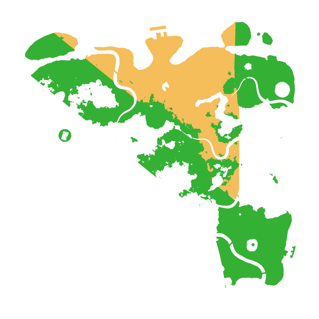 Biome Rust Map: Procedural Map, Size: 4000, Seed: 28400015