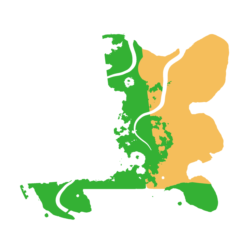 Biome Rust Map: Procedural Map, Size: 2600, Seed: 5435567