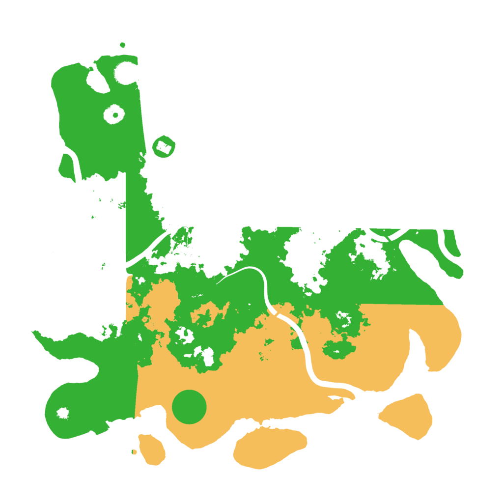 Biome Rust Map: Procedural Map, Size: 3850, Seed: 25730147