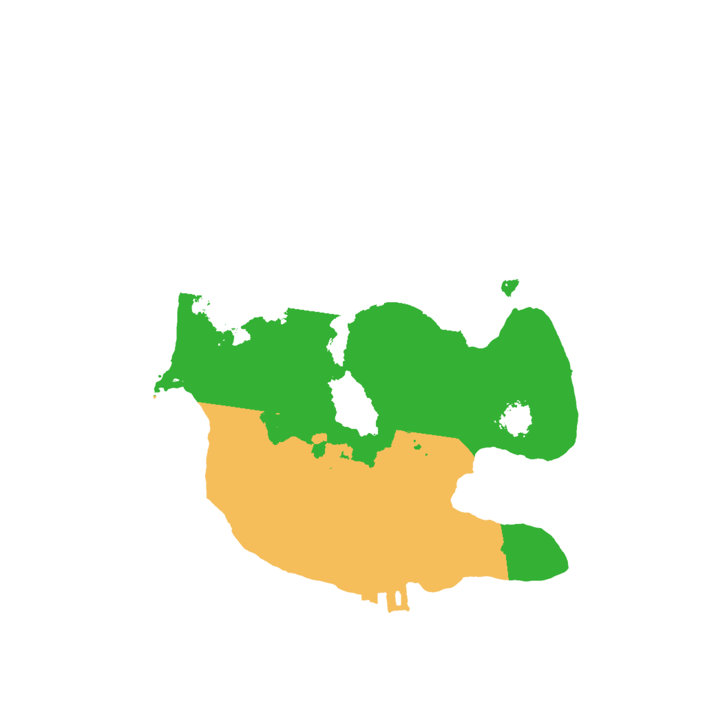 Biome Rust Map: Procedural Map, Size: 2000, Seed: 100720756