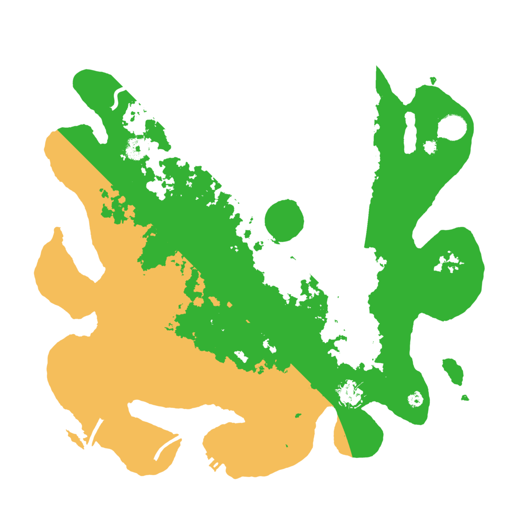 Biome Rust Map: Procedural Map, Size: 3500, Seed: 215281108