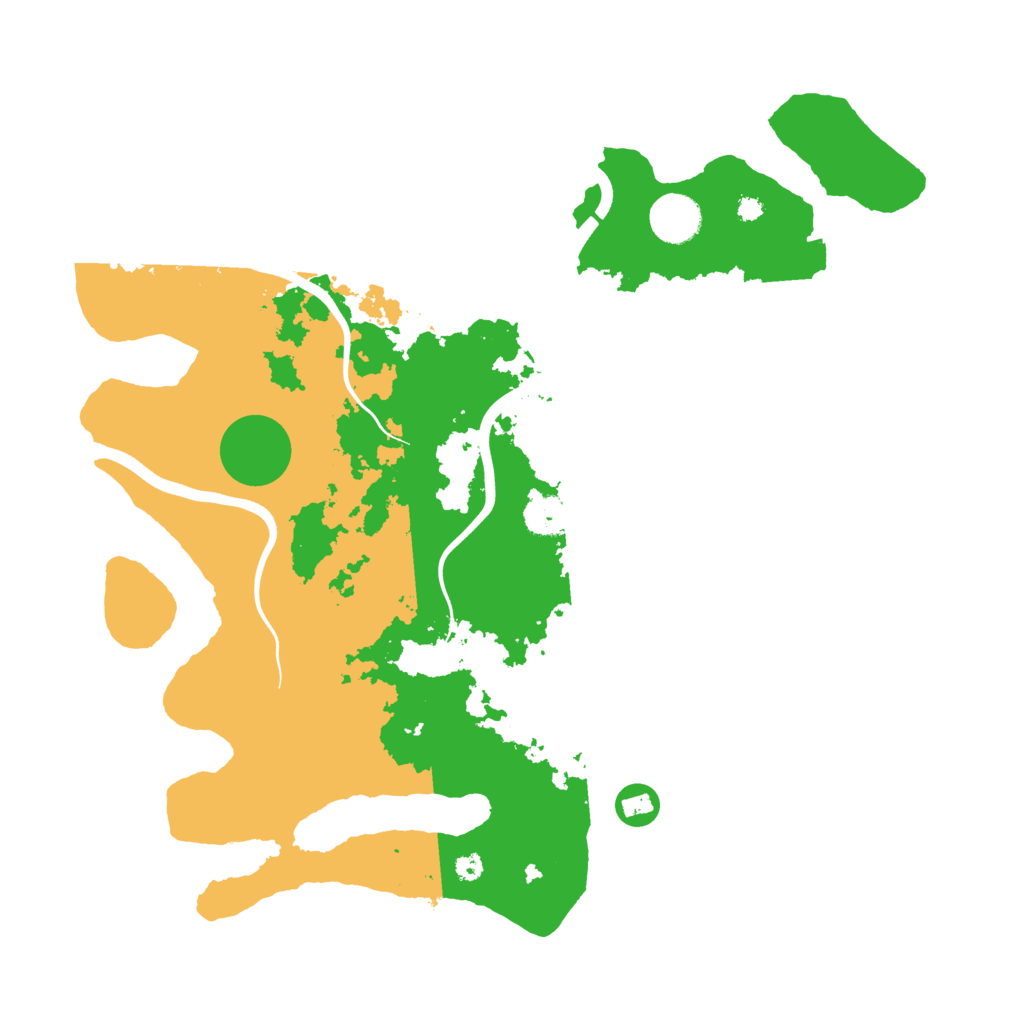 Biome Rust Map: Procedural Map, Size: 3800, Seed: 555271921