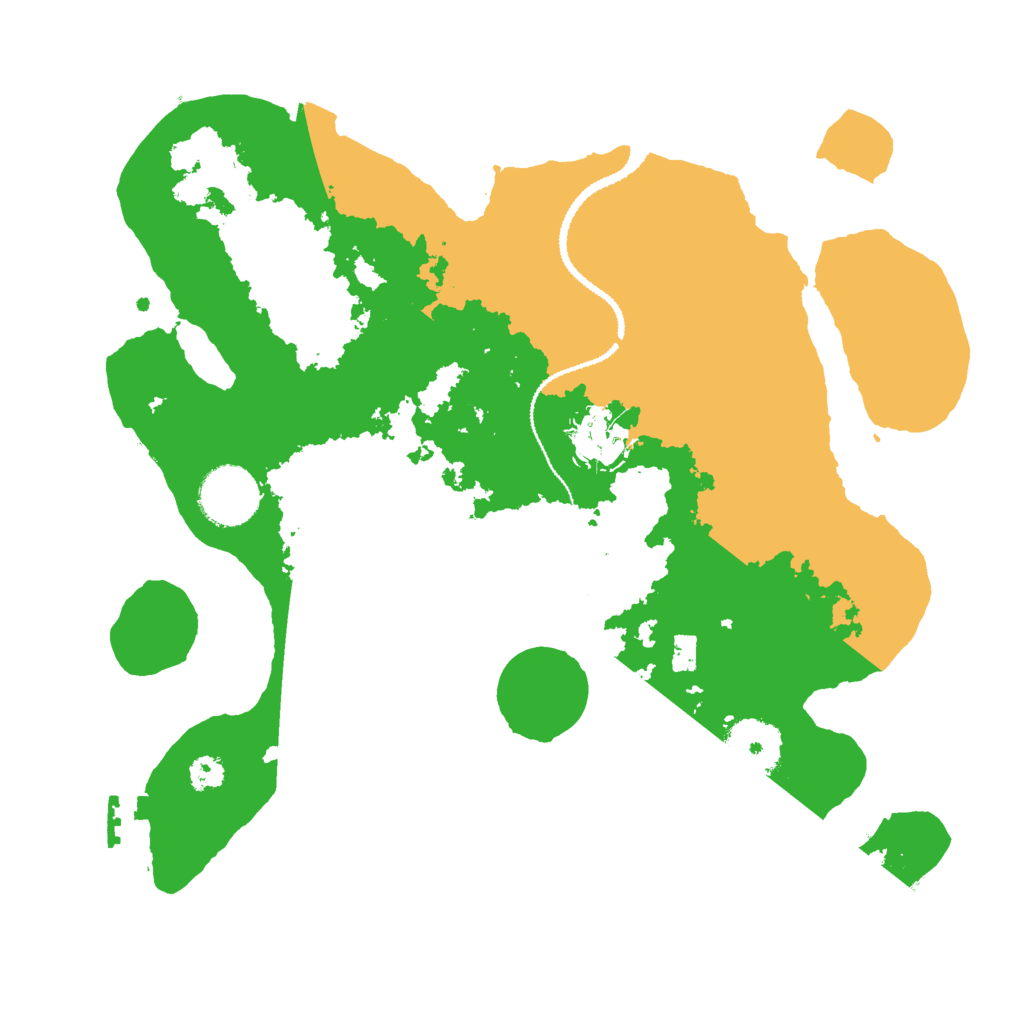 Biome Rust Map: Procedural Map, Size: 3000, Seed: 3453221