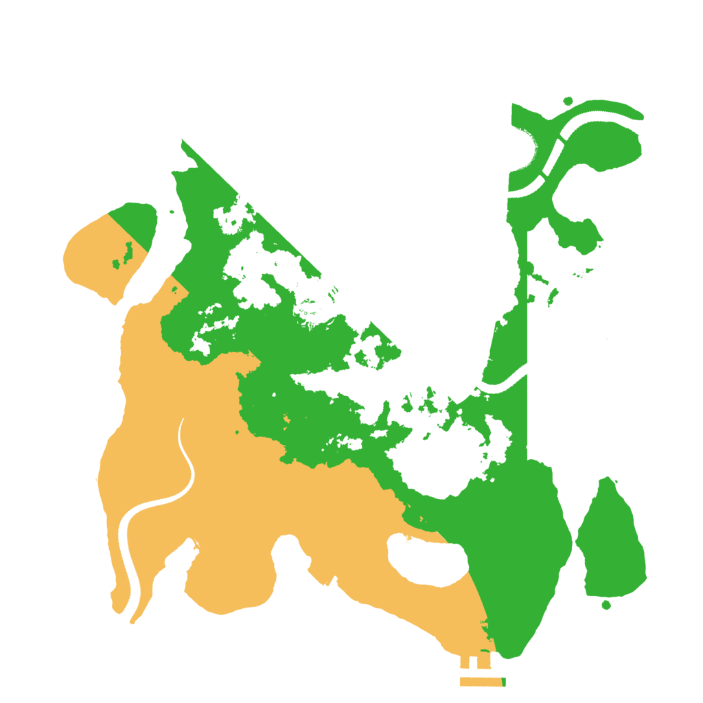 Biome Rust Map: Procedural Map, Size: 3100, Seed: 1799882635