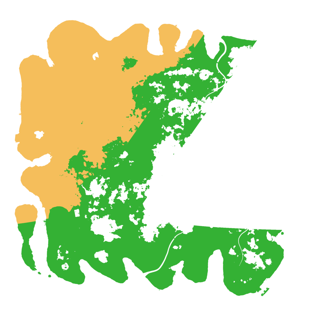 Biome Rust Map: Procedural Map, Size: 4500, Seed: 8625854