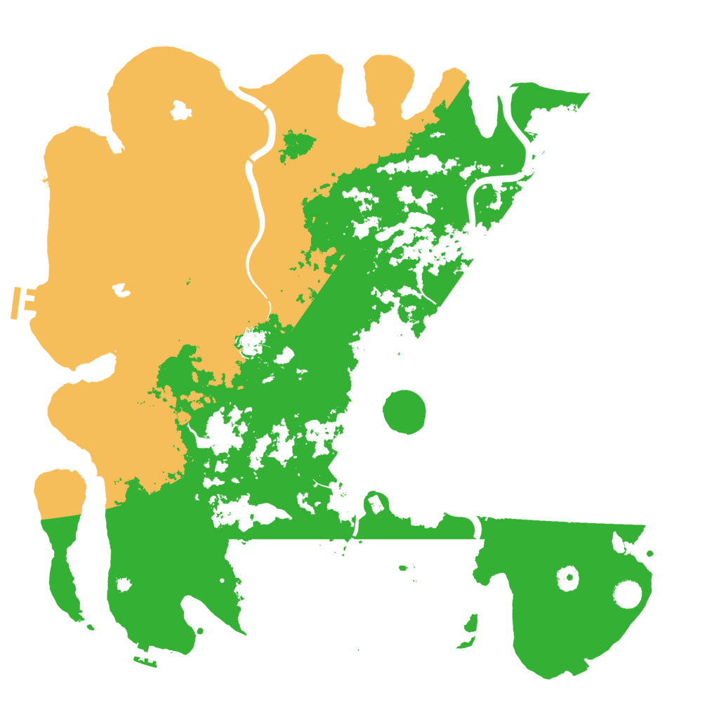 Biome Rust Map: Procedural Map, Size: 4500, Seed: 8625854