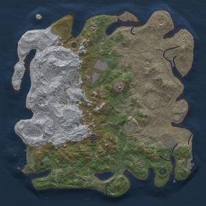 Thumbnail Rust Map: Procedural Map, Size: 4250, Seed: 19937604, 18 Monuments