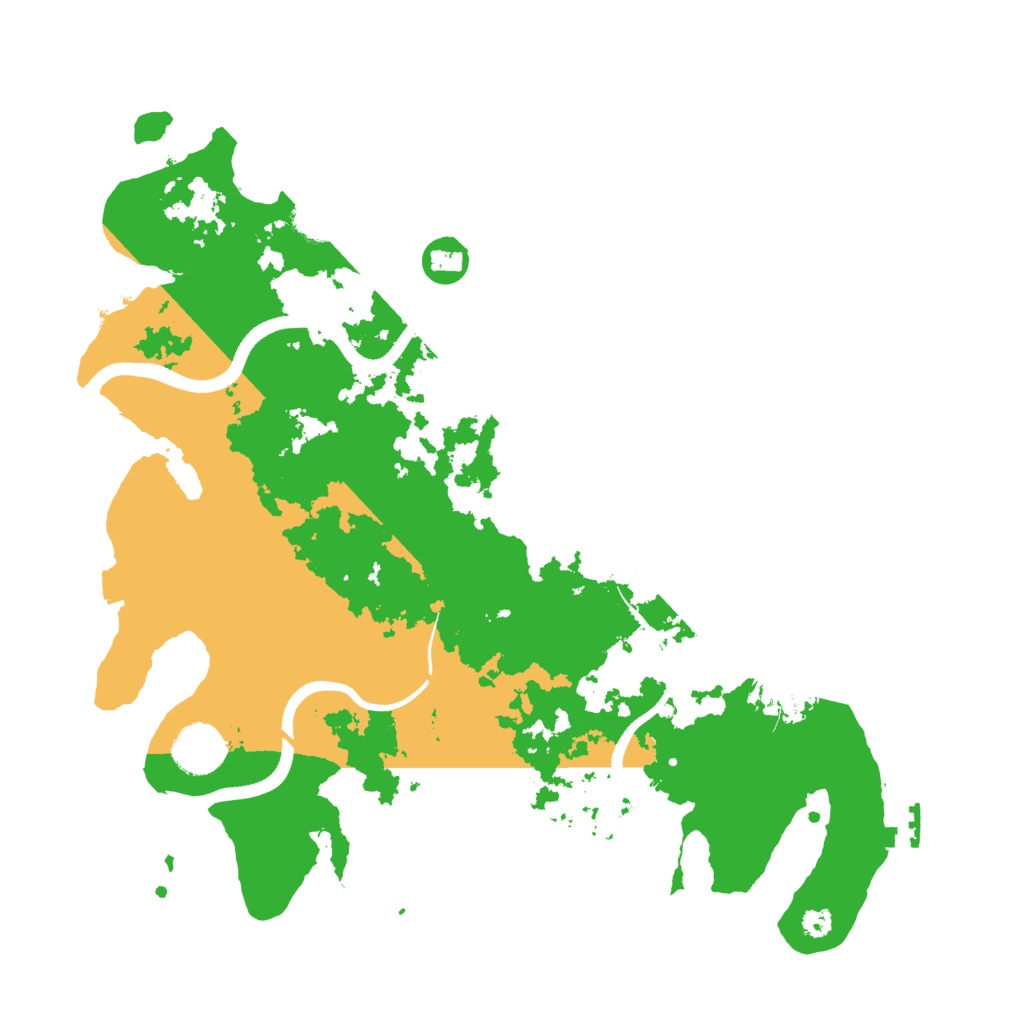 Biome Rust Map: Procedural Map, Size: 3500, Seed: 1487339120