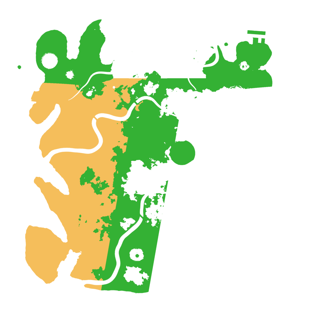 Biome Rust Map: Procedural Map, Size: 3500, Seed: 1239560809