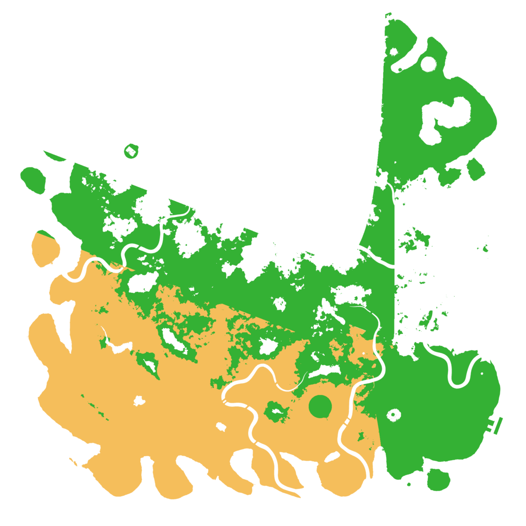 Biome Rust Map: Procedural Map, Size: 6000, Seed: 42349