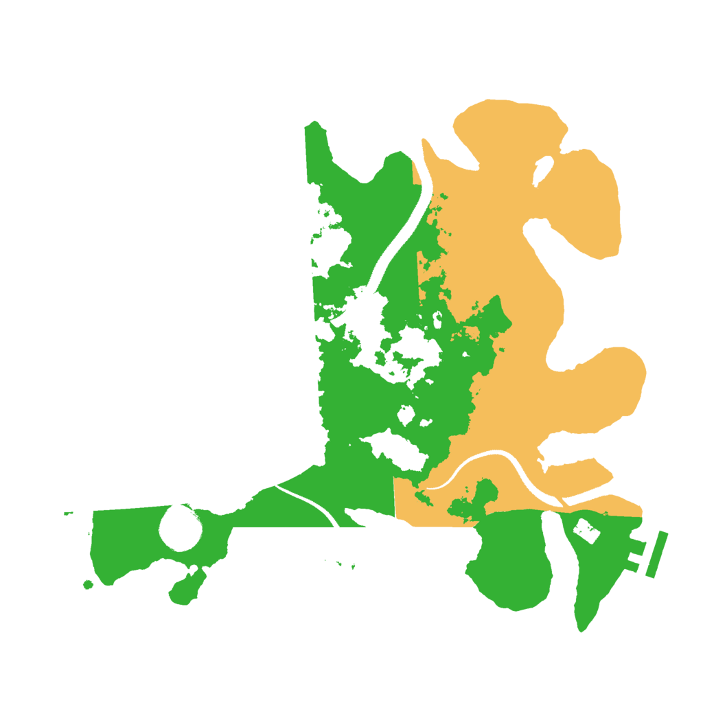 Biome Rust Map: Procedural Map, Size: 3000, Seed: 730383867