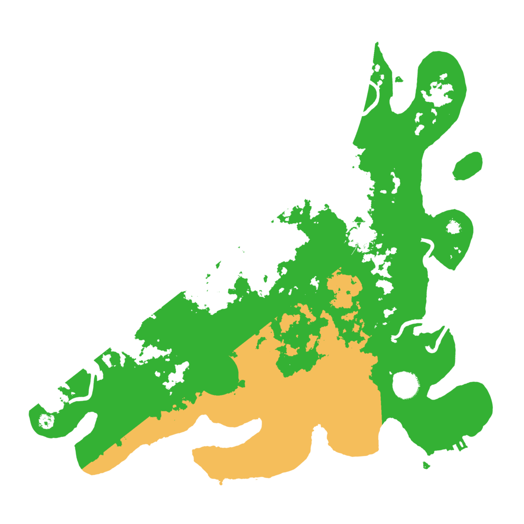 Biome Rust Map: Procedural Map, Size: 3500, Seed: 282286577