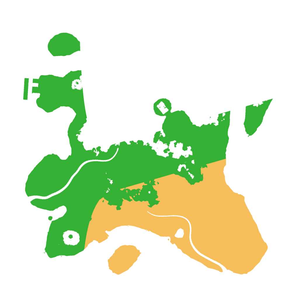 Biome Rust Map: Procedural Map, Size: 2800, Seed: 270820227
