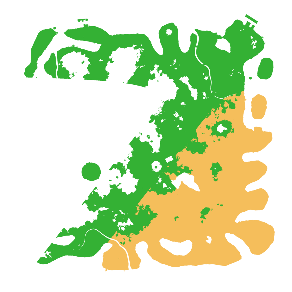 Biome Rust Map: Procedural Map, Size: 4300, Seed: 683595