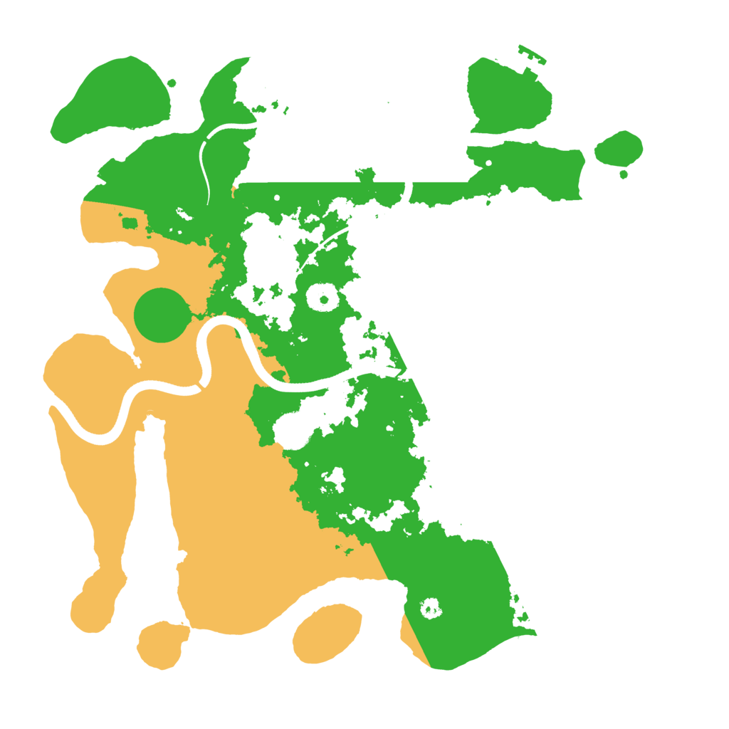 Biome Rust Map: Procedural Map, Size: 3500, Seed: 1686384959