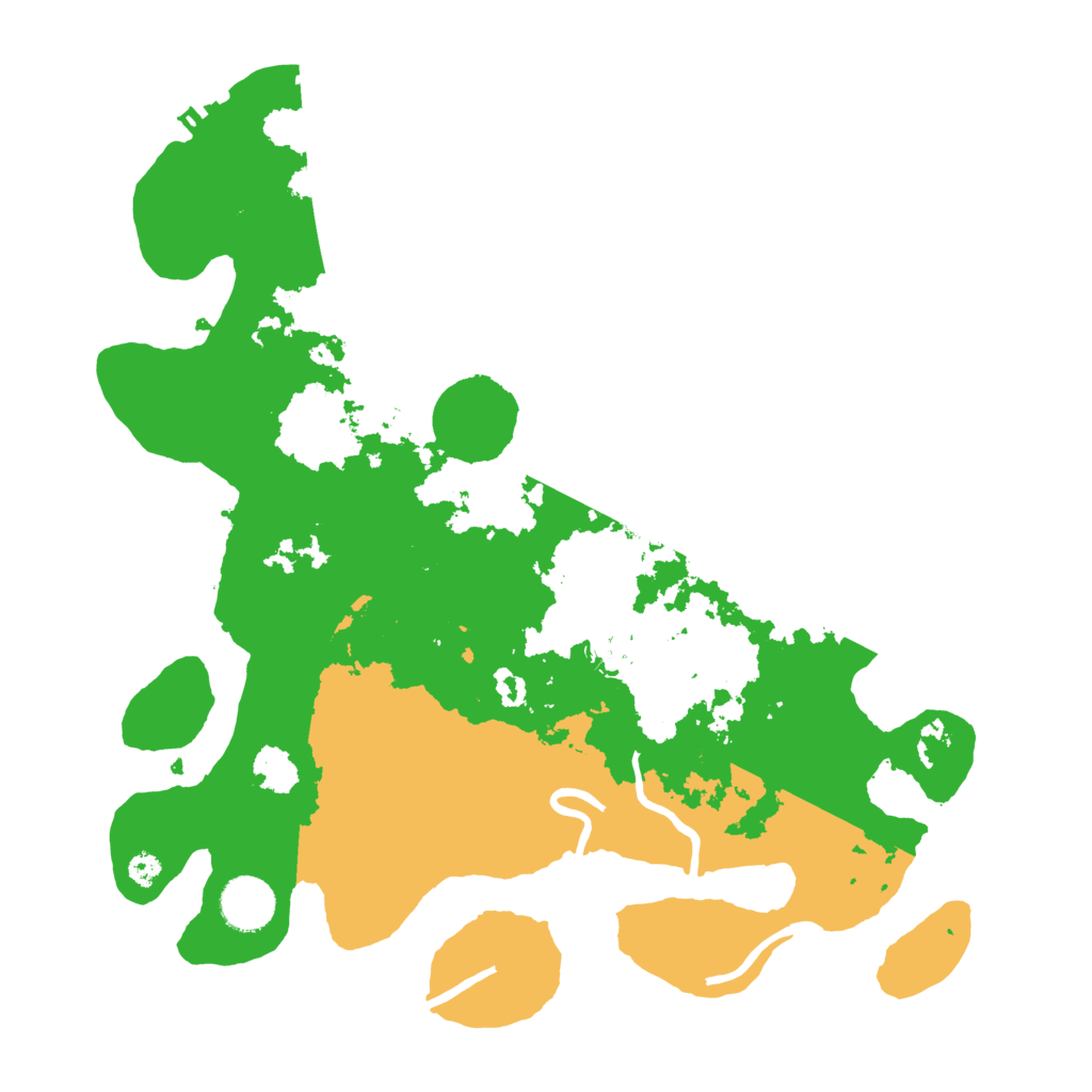Biome Rust Map: Procedural Map, Size: 3500, Seed: 2144926386