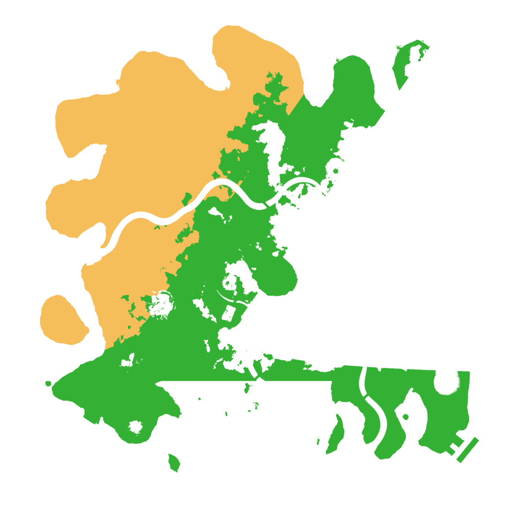 Biome Rust Map: Procedural Map, Size: 3500, Seed: 1106554937