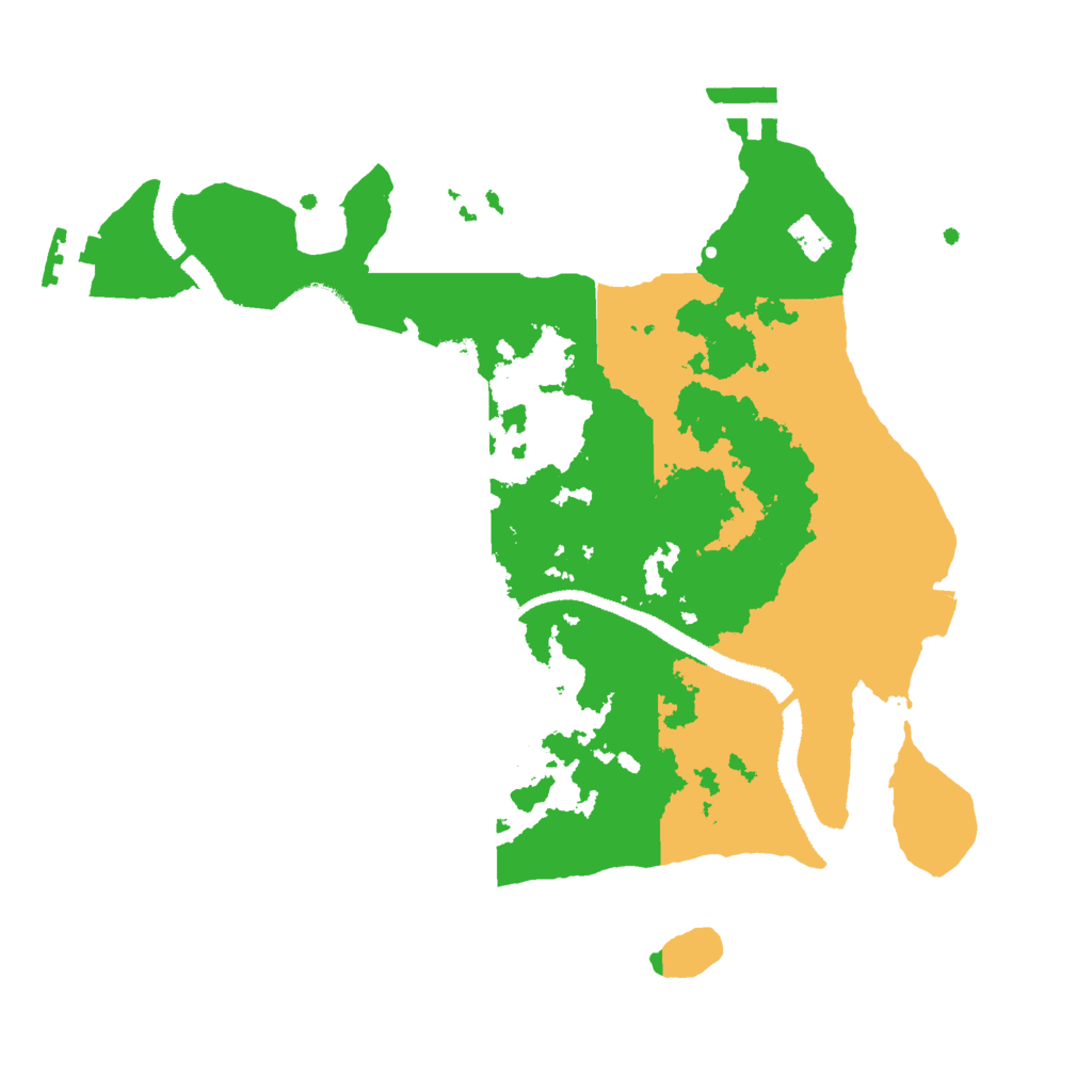 Biome Rust Map: Procedural Map, Size: 2750, Seed: 198756320