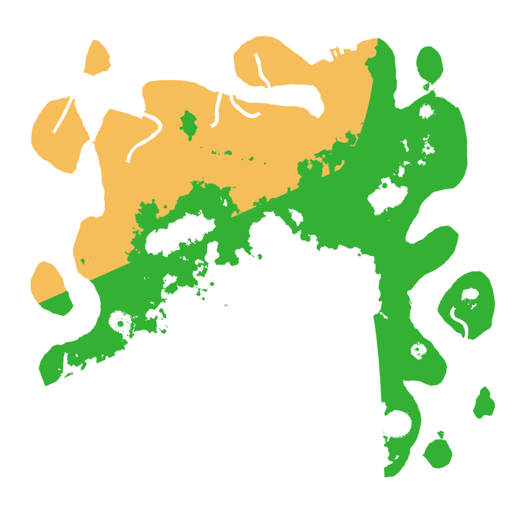 Biome Rust Map: Procedural Map, Size: 3500, Seed: 1660912447