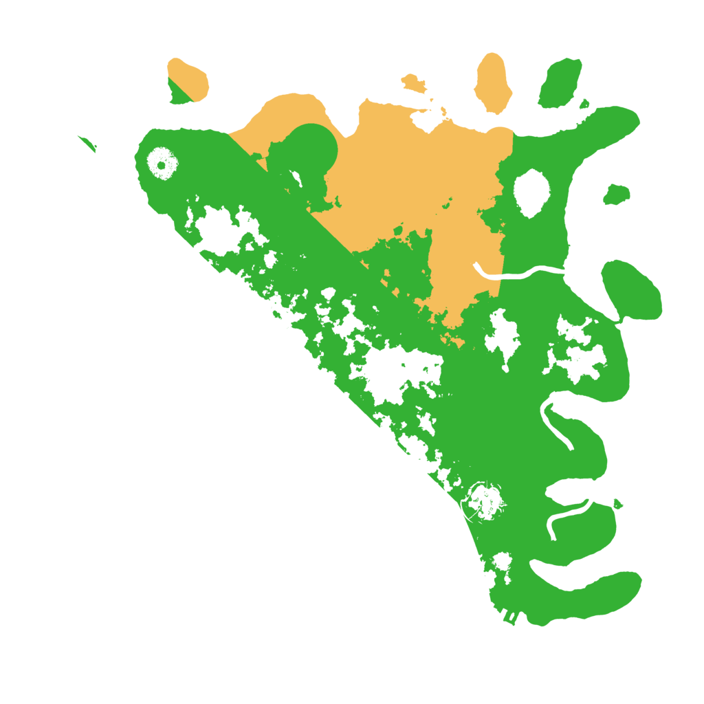 Biome Rust Map: Procedural Map, Size: 3500, Seed: 974959561