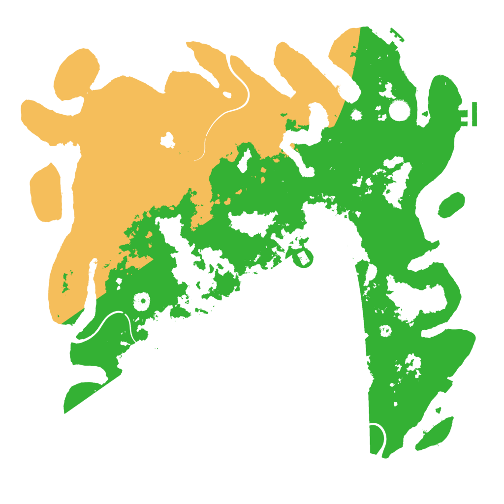 Biome Rust Map: Procedural Map, Size: 4200, Seed: 1418560129