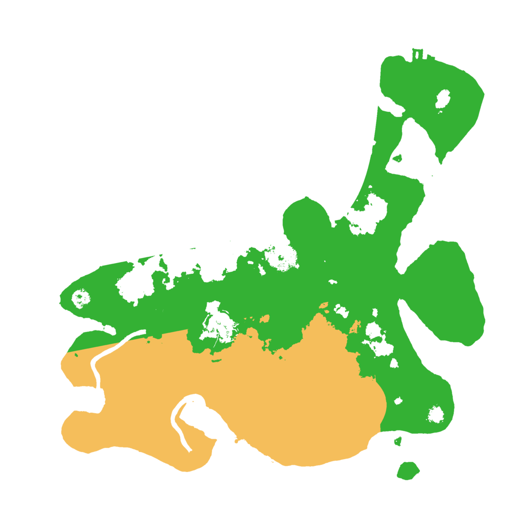 Biome Rust Map: Procedural Map, Size: 3000, Seed: 957734341