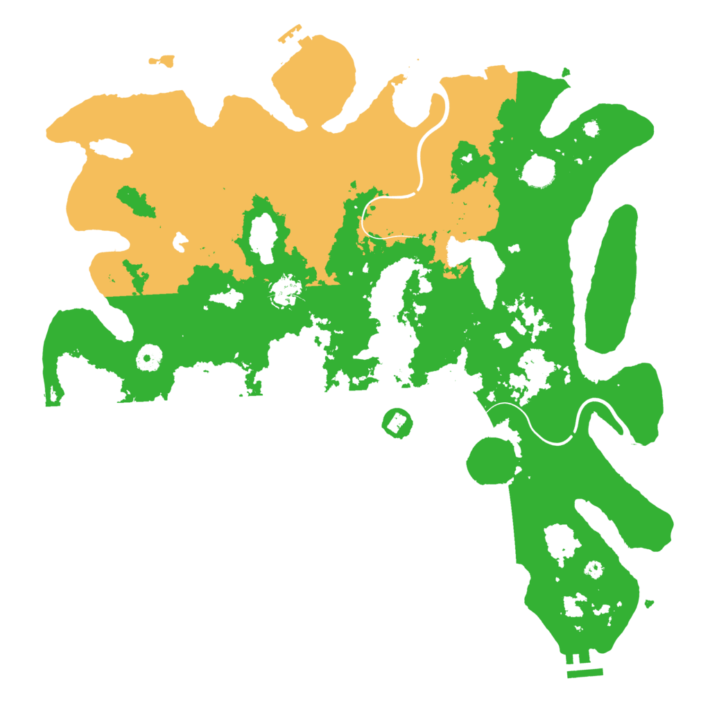 Biome Rust Map: Procedural Map, Size: 4000, Seed: 20125971