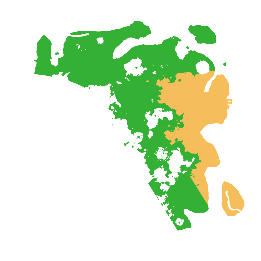 Biome Rust Map: Procedural Map, Size: 3500, Seed: 420750562
