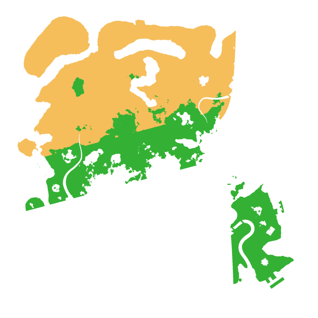 Biome Rust Map: Procedural Map, Size: 4000, Seed: 765198