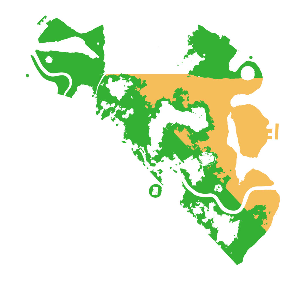Biome Rust Map: Procedural Map, Size: 3750, Seed: 557884891