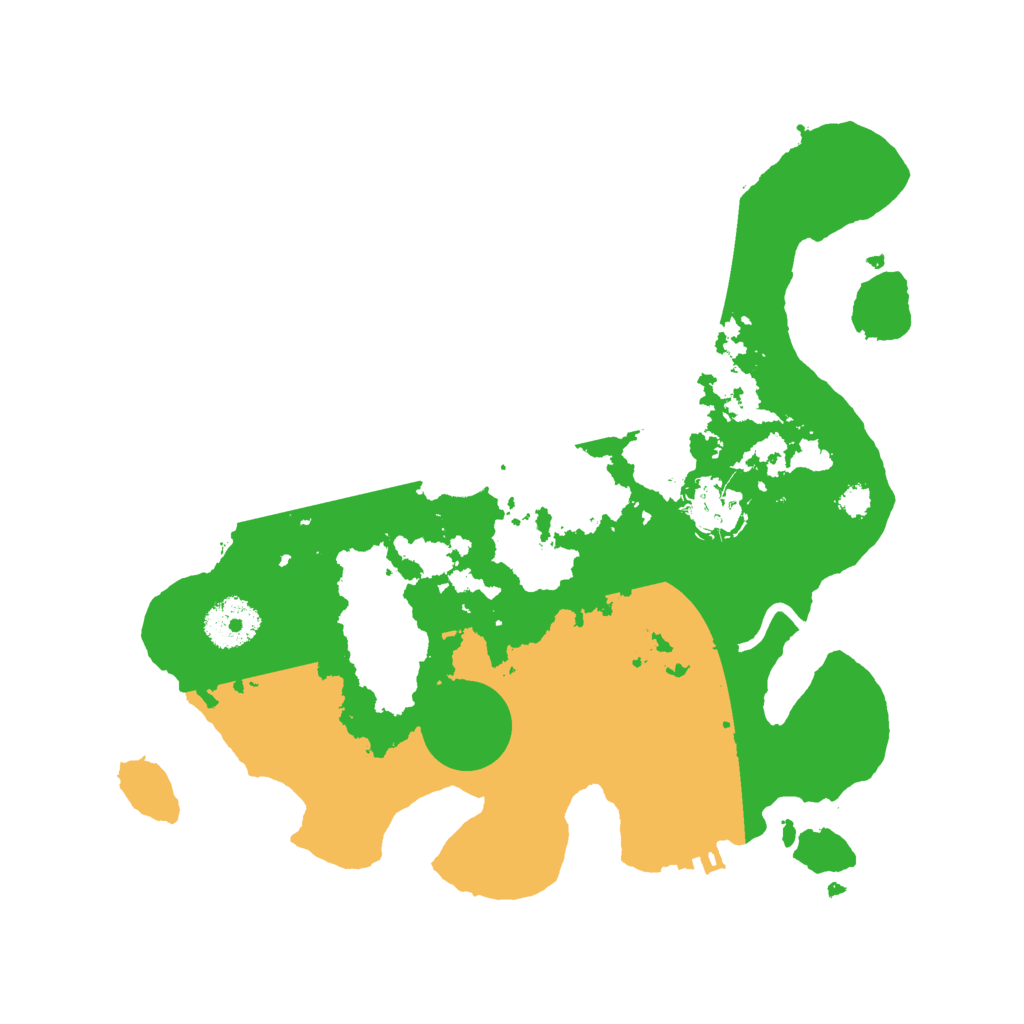 Biome Rust Map: Procedural Map, Size: 3000, Seed: 9264