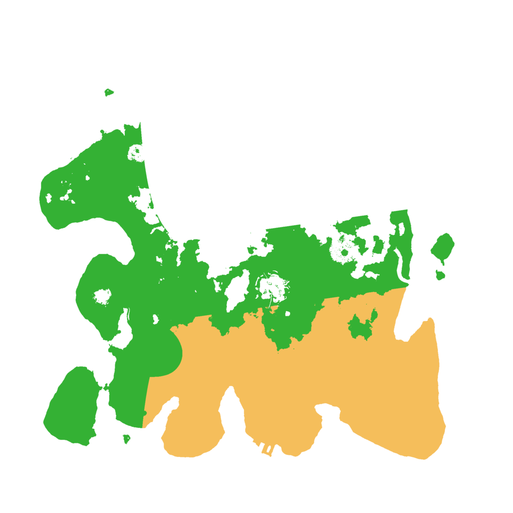 Biome Rust Map: Procedural Map, Size: 3000, Seed: 546272236