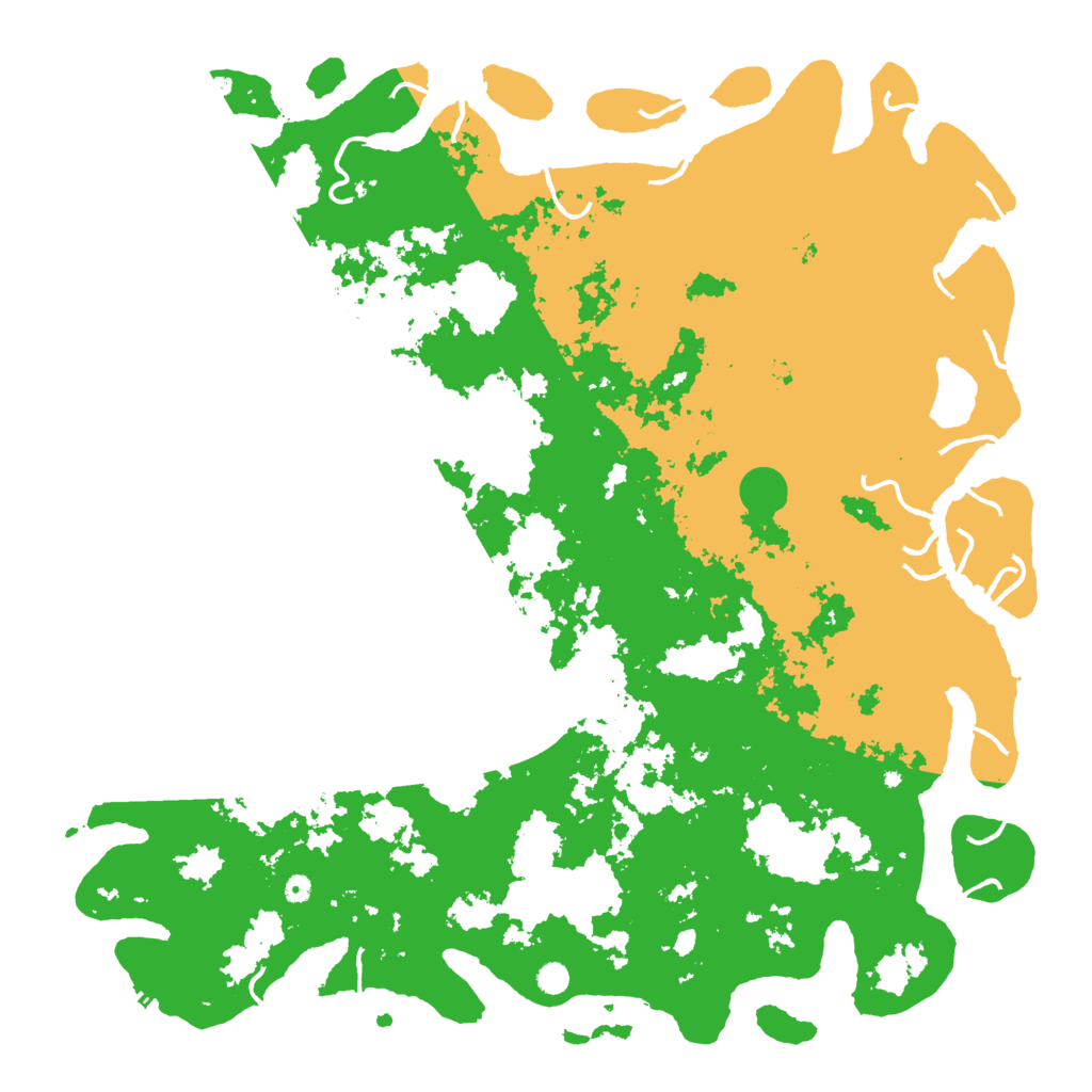 Biome Rust Map: Procedural Map, Size: 6000, Seed: 12321235