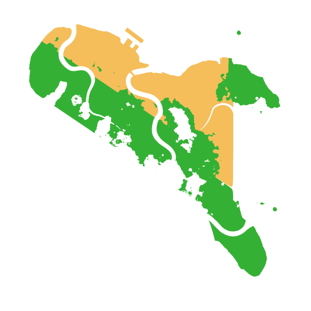 Biome Rust Map: Procedural Map, Size: 3000, Seed: 23593