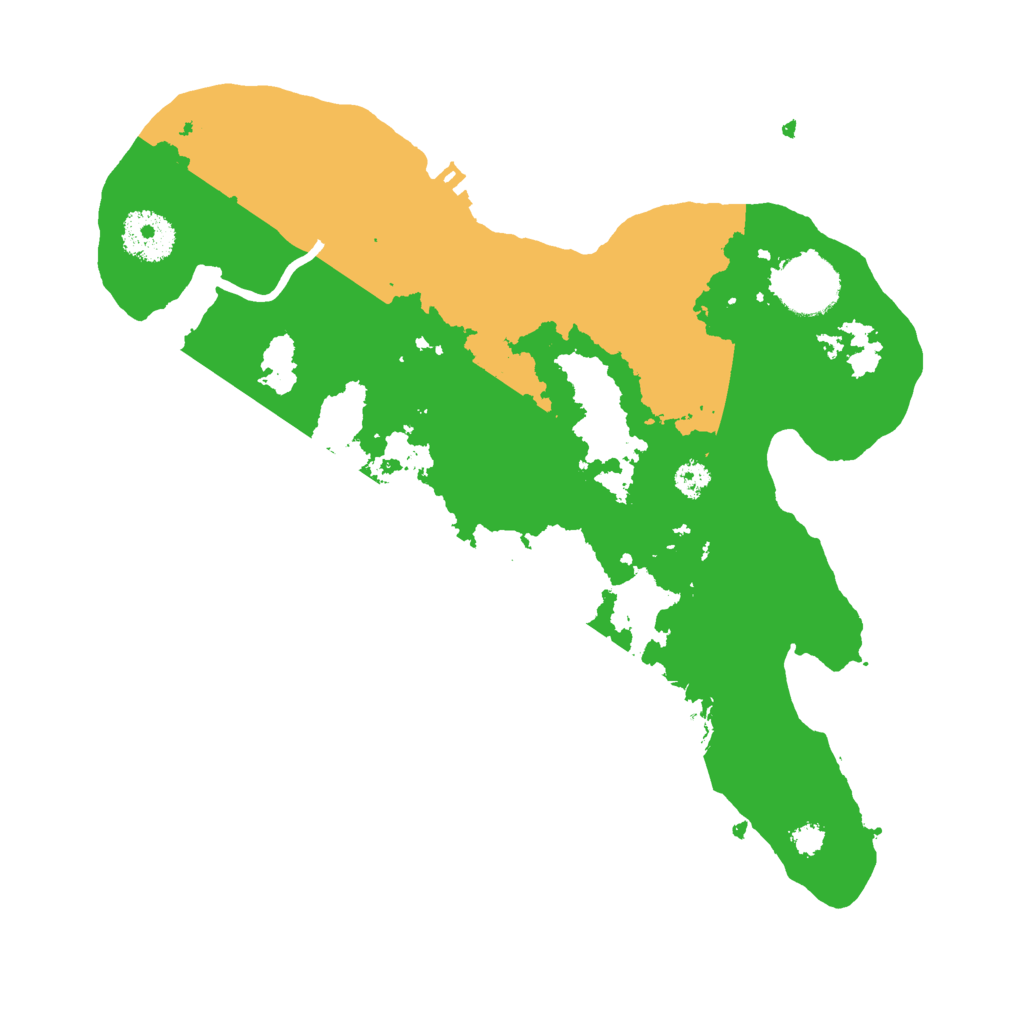 Biome Rust Map: Procedural Map, Size: 3000, Seed: 23593