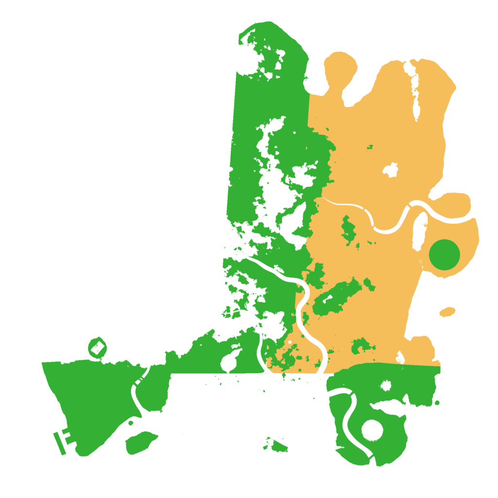 Biome Rust Map: Procedural Map, Size: 4250, Seed: 776867196