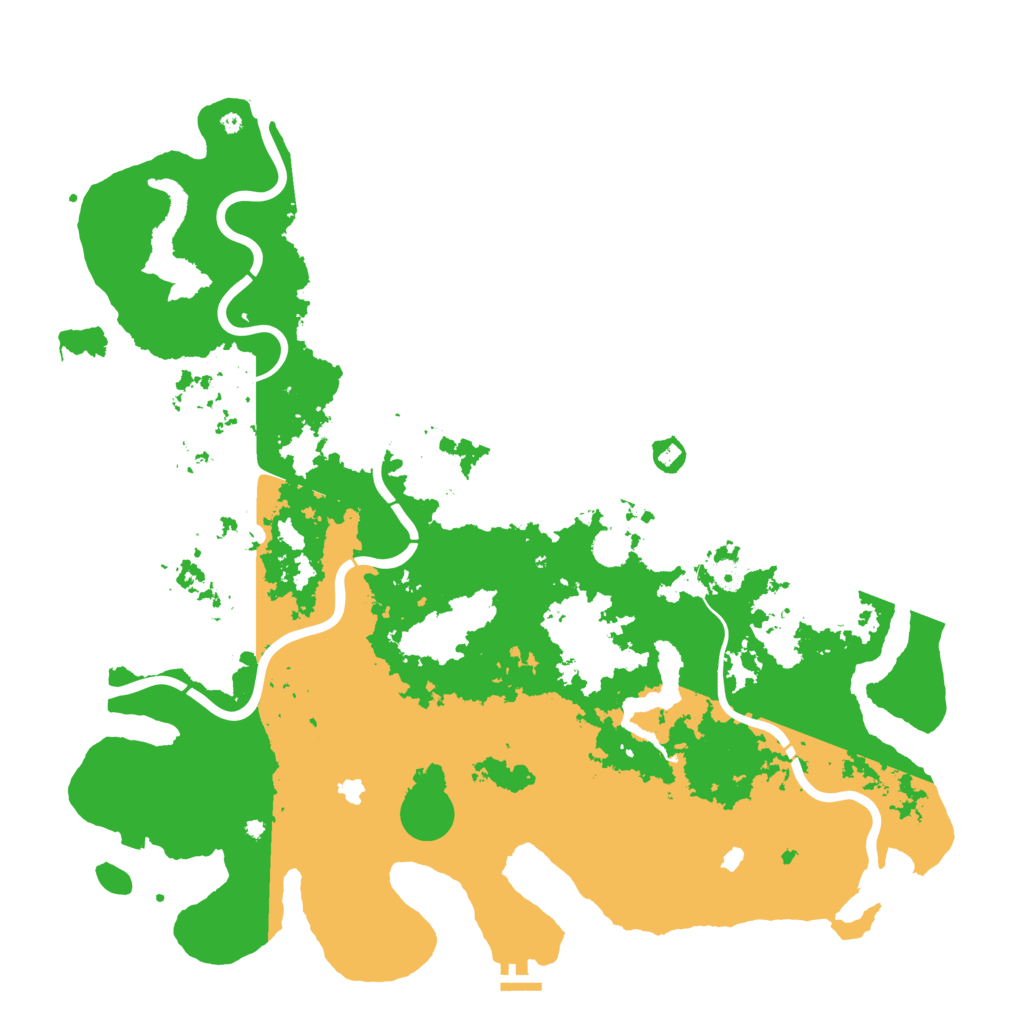 Biome Rust Map: Procedural Map, Size: 5000, Seed: 945333