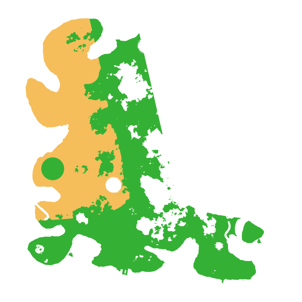 Biome Rust Map: Procedural Map, Size: 3500, Seed: 834476
