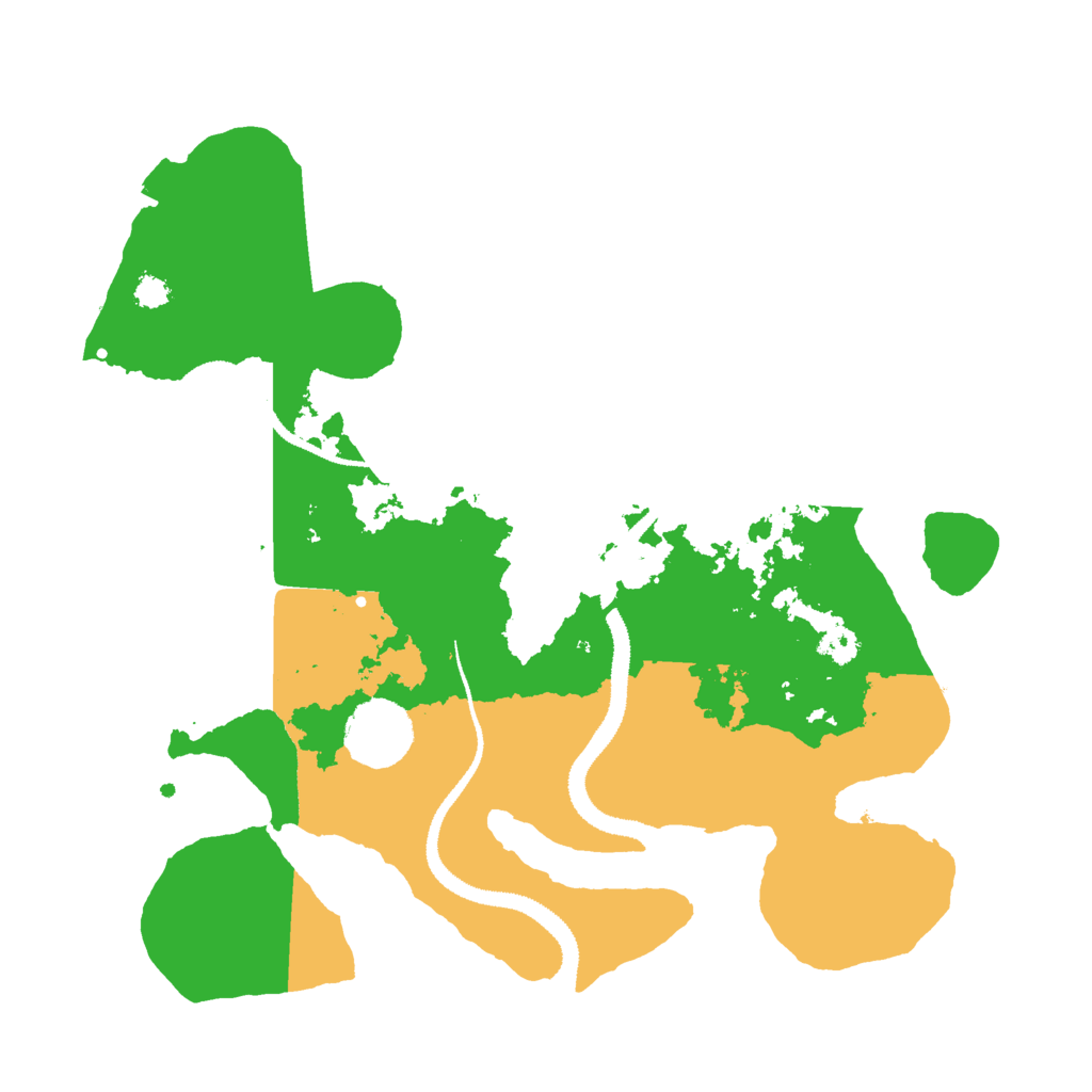 Biome Rust Map: Procedural Map, Size: 3000, Seed: 32099