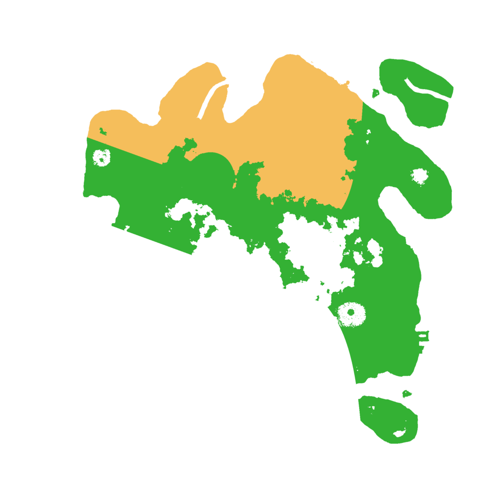 Biome Rust Map: Procedural Map, Size: 2900, Seed: 1212