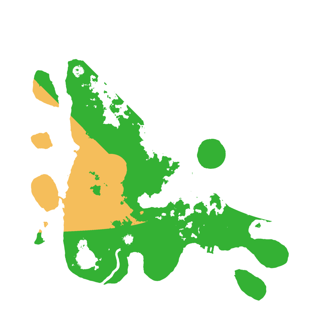 Biome Rust Map: Procedural Map, Size: 3000, Seed: 19532